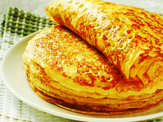 Блины на молоке