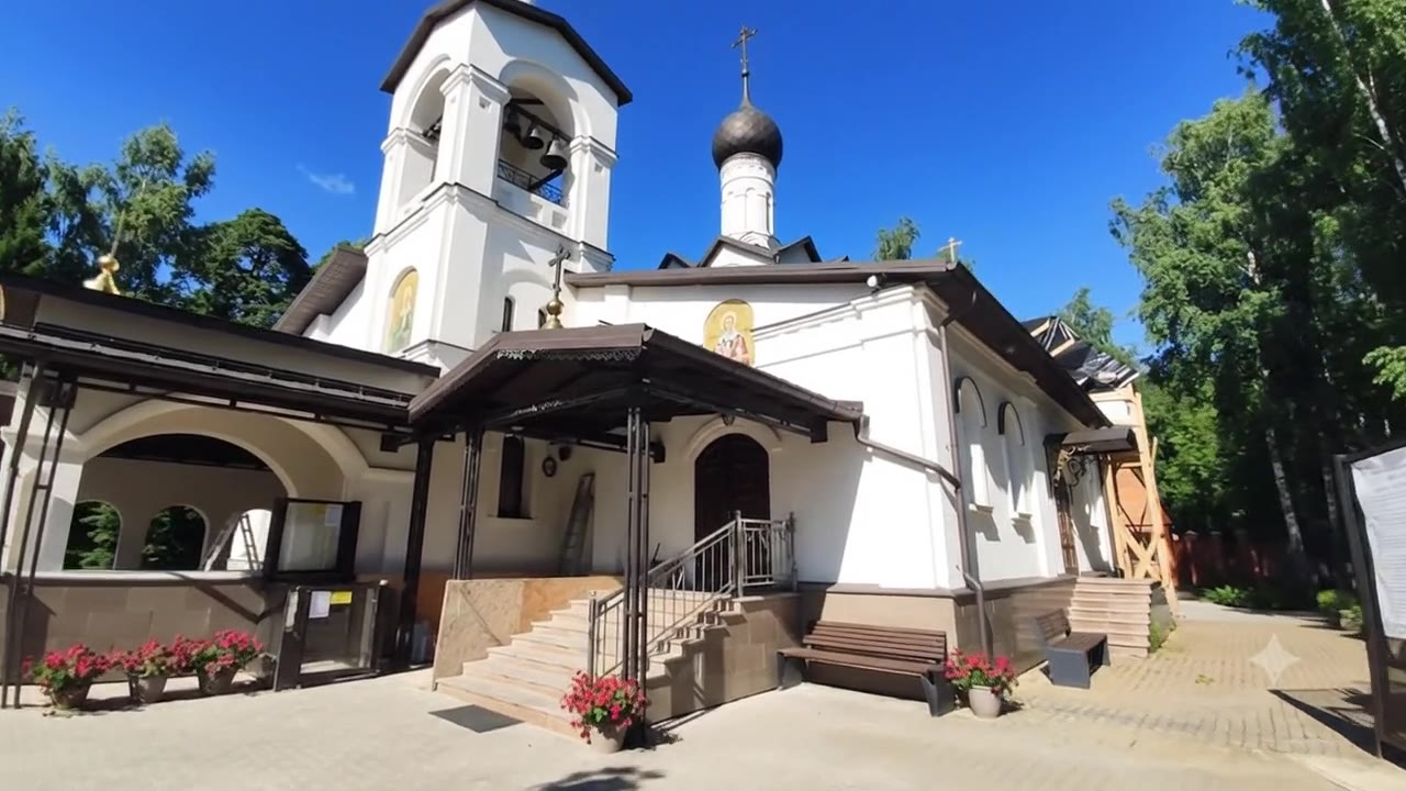 Кадр из видеообзора храма